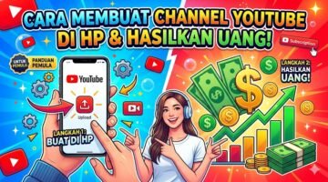 Cara Membuat Channel YouTube di HP & Hasilkan Uang
